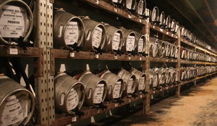 Barrels at the Mayfield Beer Festival