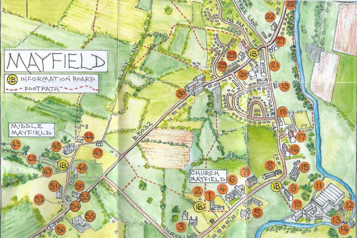 Heritage map of Mayfield