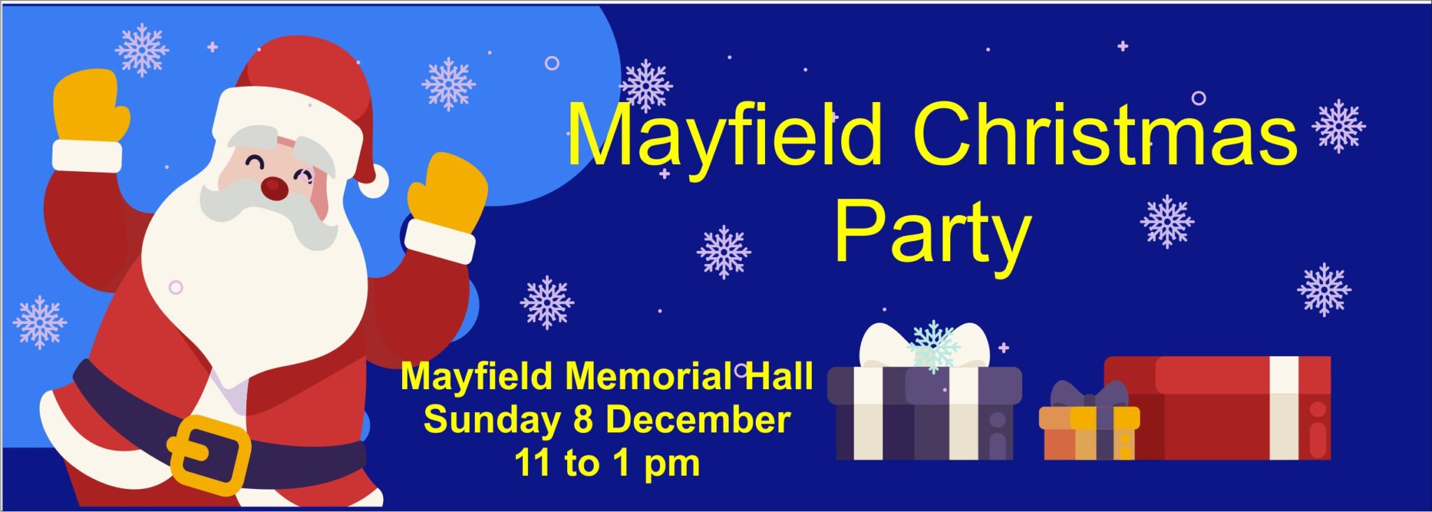 Mayfield Christmas party - book now