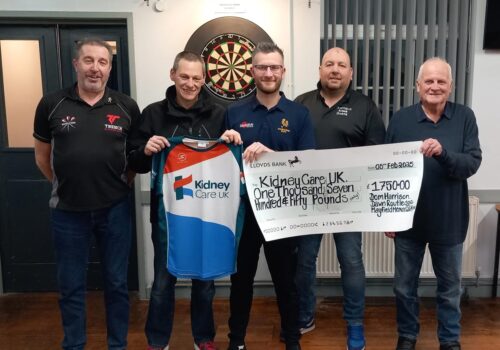 Charity Darts Day Raising funds for Kidney Care UK